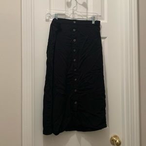 Black Midi Skirt